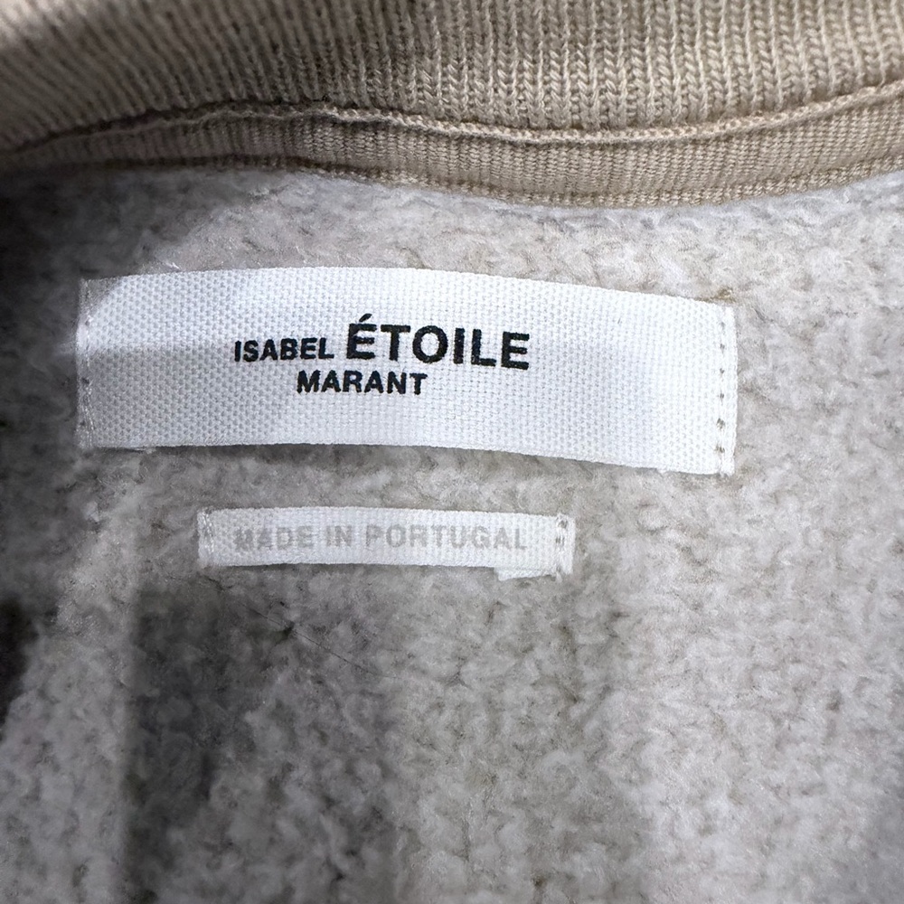 Isabel Marant Khaki Sweatshirt with Embroidered Detail - Picture 3 of 4